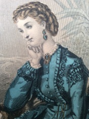 La mode Illustree, 1870 close-up