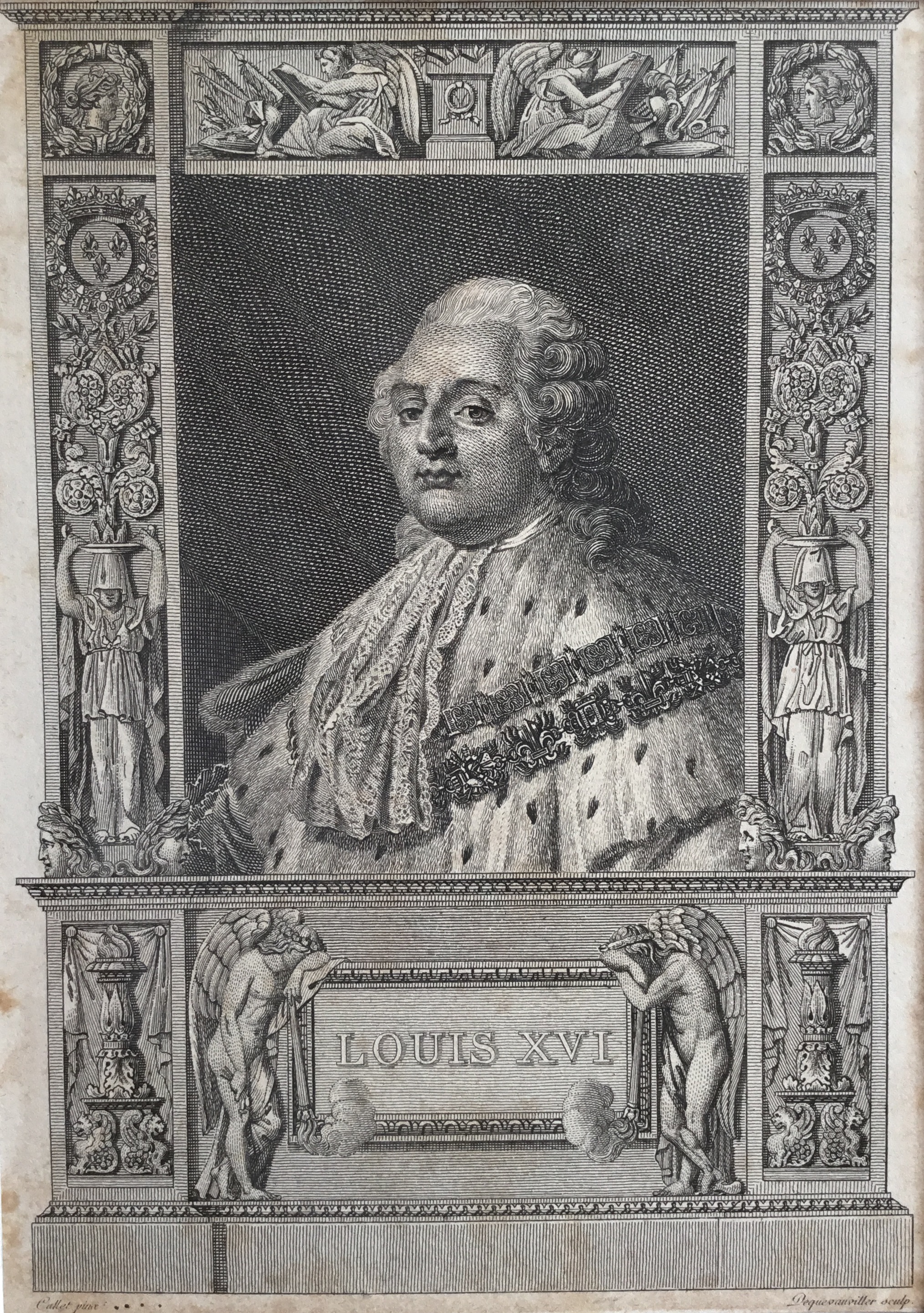 Marie Antoinette two rare royal engravings – Hulstein Antiques