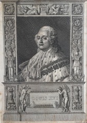 Engraving of Louis XVI by Dequevauviller